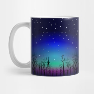 Starry Nights with Aurora Mug